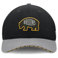Boston Bruins Fanatics Fundamentals Span Flex Hat Black