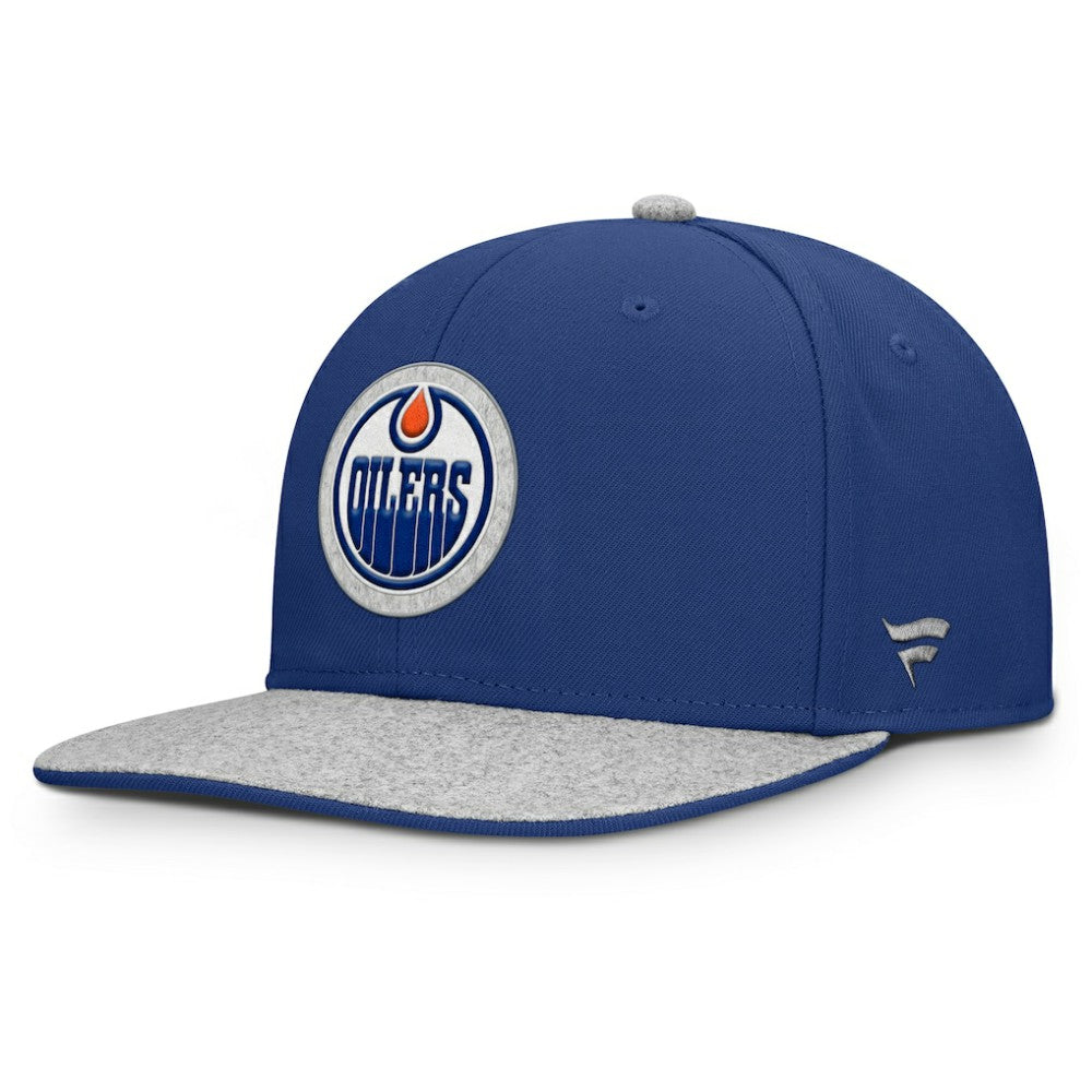 Edmonton Oilers - Fanatics Fundamentals Loden Snapback Hat Royal