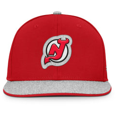 New Jersey Devils - Fanatics Fundamentals Loden Snapback Hat Red
