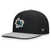 San Jose Sharks - Fanatics Fundamentals Loden Snapback Hat Black