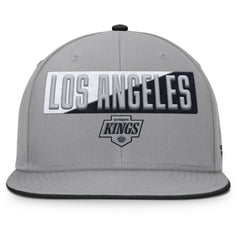 Los Angeles Kings - Fanatics Fundamentals Duo Split Logo Snapback Hat Gray
