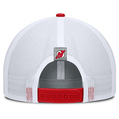 New Jersey Devils - Fanatics Fundamental Adapt Trucker Adjustable Hat Gray/Red