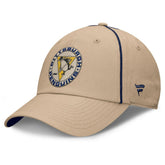 Pittsburgh Penguins Fanatics Heritage Setoff Adjustable Hat Tan
