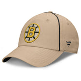 Boston Bruins Fanatics Heritage Setoff Adjustable Hat Tan