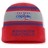 Washington Capitals Fanatics Heritage Varsity Cuffed Knit Hat Red