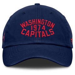 Washington Capitals Fanatics Fundamentals Archer Adjustable Hat Navy