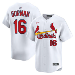 Nolan Gorman St. Louis Cardinals Nike Home Limited Player Jersey Online
