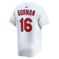 Nolan Gorman St. Louis Cardinals Nike Home Limited Player Jersey Online