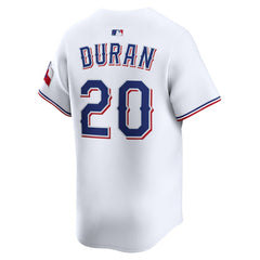 Ezequiel Duran Texas Rangers Nike Home Limited Player Jersey Lifestyle