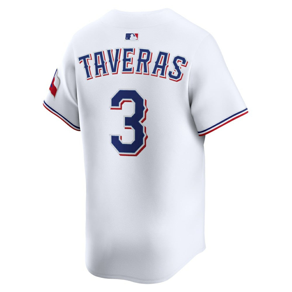 Leody Taveras Texas Rangers Nike Home Limited Player Jersey - White | MLB Jerseys
