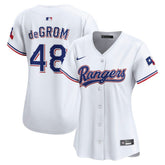 Jacob deGrom Texas Rangers Nike Women's Home Limited Player Jersey On Sale