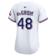 Jacob deGrom Texas Rangers Nike Women's Home Limited Player Jersey On Sale