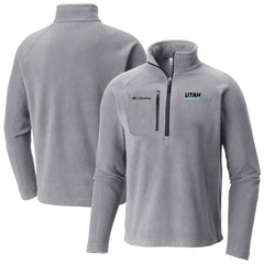 Utah Mammoth - Columbia Fast Trek III Raglan Half-Zip Fleece Jacket Gray