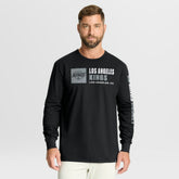Los Angeles Kings - Fanatics Goal Crease Legacy Long Sleeve T-Shirt Black