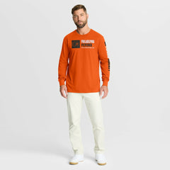Philadelphia Flyers - Fanatics Goal Crease Legacy Long Sleeve T-Shirt Orange
