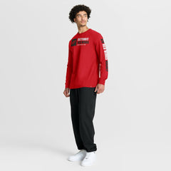 Detroit Red Wings - Fanatics Goal Crease Legacy Long Sleeve T-Shirt Red