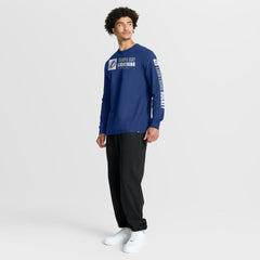 Tampa Bay Lightning - Fanatics Goal Crease Legacy Long Sleeve T-Shirt Blue