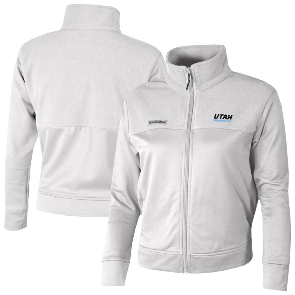 Utah Mammoth - Columbia Women's River Fleece Full-Zip Jacket White