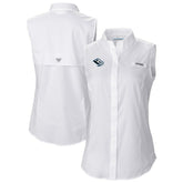 Utah Mammoth - Columbia Women's Tamiami Omni-Shade Sleeveless Button-Up Shirt White