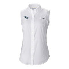 Utah Mammoth - Columbia Women's Tamiami Omni-Shade Sleeveless Button-Up Shirt White