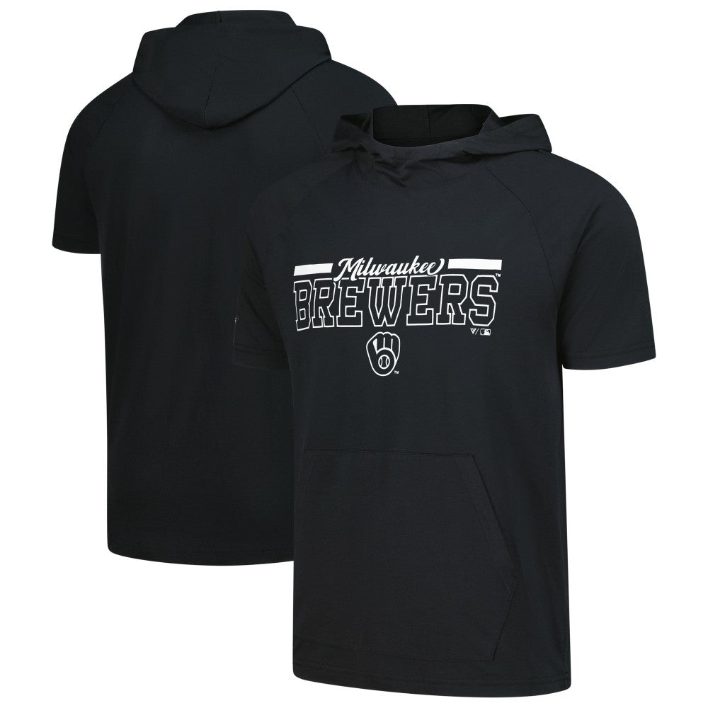 Milwaukee Brewers Levelwear Phase Vanguard Hoodie T-Shirt On Sale