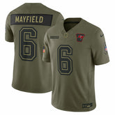 Baker Mayfield Tampa Bay Buccaneers 2025 Salute to Service Limited Jersey Olive - Nike