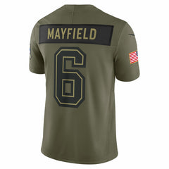 Baker Mayfield Tampa Bay Buccaneers 2025 Salute to Service Limited Jersey Olive - Nike