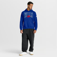 Buffalo Bills Full Blitz Club Fleece Pullover Hoodie Royal - Nike