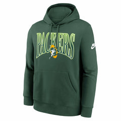 Green Bay Packers Full Blitz Club Fleece Pullover Hoodie Green - Nike