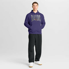 Baltimore Ravens Full Blitz Club Fleece Pullover Hoodie Purple - Nike