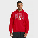 San Francisco 49ers Full Blitz Club Fleece Pullover Hoodie Scarlet - Nike