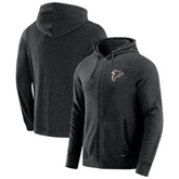 Atlanta Falcons J. Palmer Players Lounge Tri-Blend Full-Zip Hoodie Dark Heather Gray - NFL