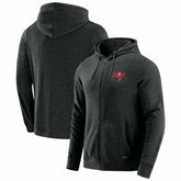 Tampa Bay Buccaneers J. Palmer Players Lounge Tri-Blend Full-Zip Hoodie Dark Heather Gray - NFL