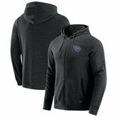 Tennessee Titans J. Palmer Players Lounge Tri-Blend Full-Zip Hoodie Dark Heather Gray - NFL