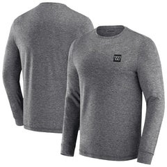 Washington Commanders J. Palmer Four Down Long Sleeve T-Shirt Heather Black - NFL