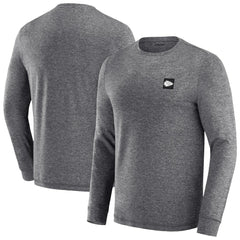 Kansas City Chiefs J. Palmer Four Down Long Sleeve T-Shirt Heather Black - NFL
