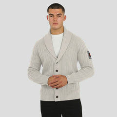 Kansas City Chiefs J. Palmer The Playmaker Cardigan Raglan Sweater Gray - NFL