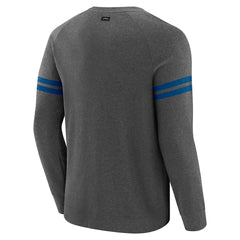 Indianapolis Colts J. Palmer Players Lounge Raglan Tri-Blend Sweatshirt Dark Heather Gray - NFL