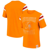 Tampa Bay Buccaneers Darius Rucker Collection Distressed Throwback Shoulder Stripe T-Shirt Orange - Fanatics