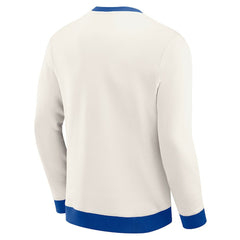 Buffalo Bills Darius Rucker Collection Colorblock Pullover Sweatshirt Cream - Fanatics