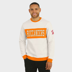 Tampa Bay Buccaneers Darius Rucker Collection Colorblock Pullover Sweatshirt Cream - Fanatics