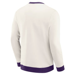 Baltimore Ravens Darius Rucker Collection Colorblock Pullover Sweatshirt Cream - Fanatics