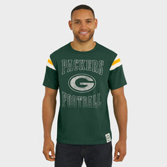 Green Bay Packers Darius Rucker Collection Football Stripe Sleeve T-Shirt Green - Fanatics