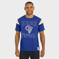 Los Angeles Rams Darius Rucker Collection Football Stripe Sleeve T-Shirt Royal - Fanatics