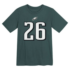 Saquon Barkley Philadelphia Eagles Preschool Player Name & Number T-Shirt Midnight Green - Nike
