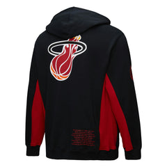 Mitchell & Ness - Miami Heat Hardwood Classics Team Origins Fleece Pullover Hoodie - Black