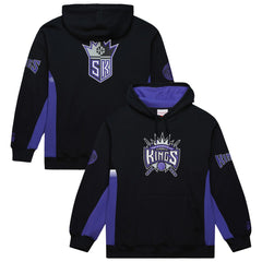Mitchell & Ness - Sacramento Kings Hardwood Classics Team Origins Fleece Pullover Hoodie - Black