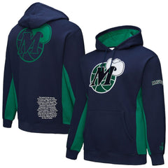 Mitchell & Ness - Dallas Mavericks Hardwood Classics Team Origins Fleece Pullover Hoodie - Navy