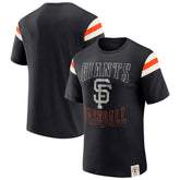 San Francisco Giants Darius Rucker Collection by Fanatics Distressed Sleeve Stripe T-Shirt Online