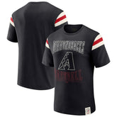 Arizona Diamondbacks Darius Rucker Collection by Fanatics Distressed Sleeve Stripe T-Shirt Online
